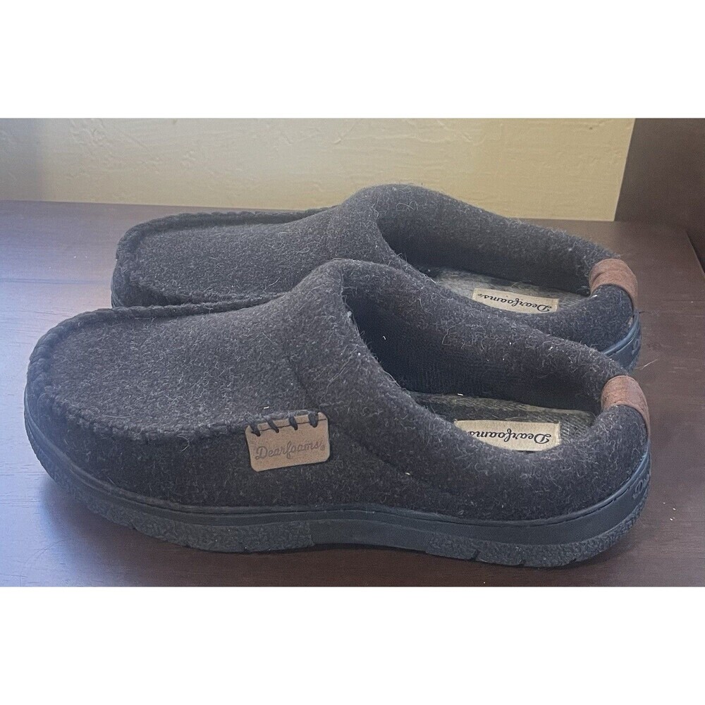 Dearfoams Men's Thompson Clog Slippers Size Small 7-8